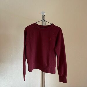 Burgundy Crewneck Sweatshirt